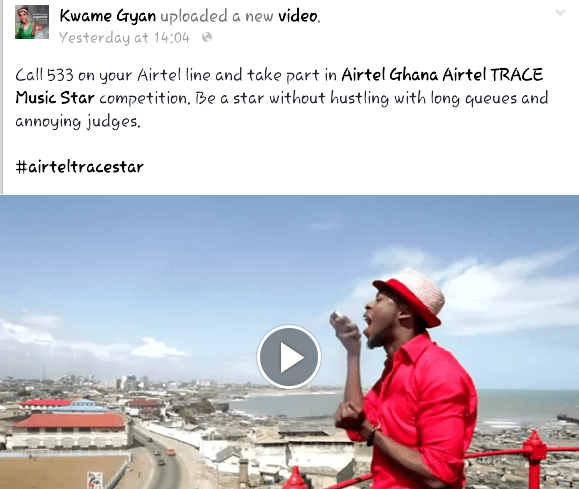 Airtel trace music star