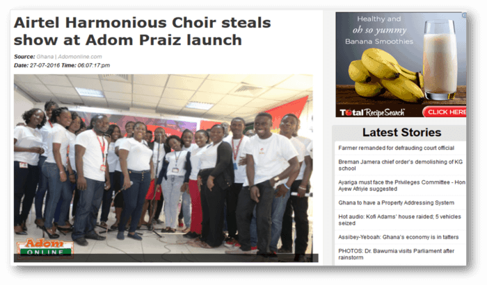 Airtel Harmonious choir steals show