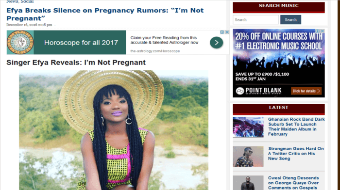 Efya breaks the silence