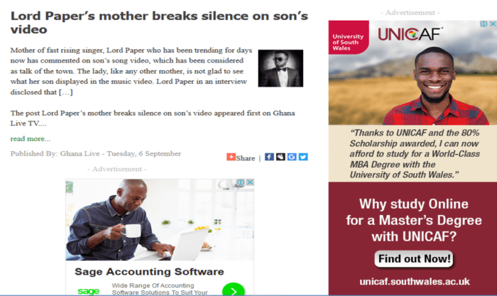 Lord Paper's mum breaks