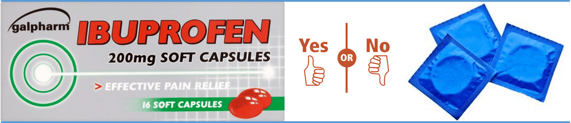 Get Ibuprofen, Not a Condom